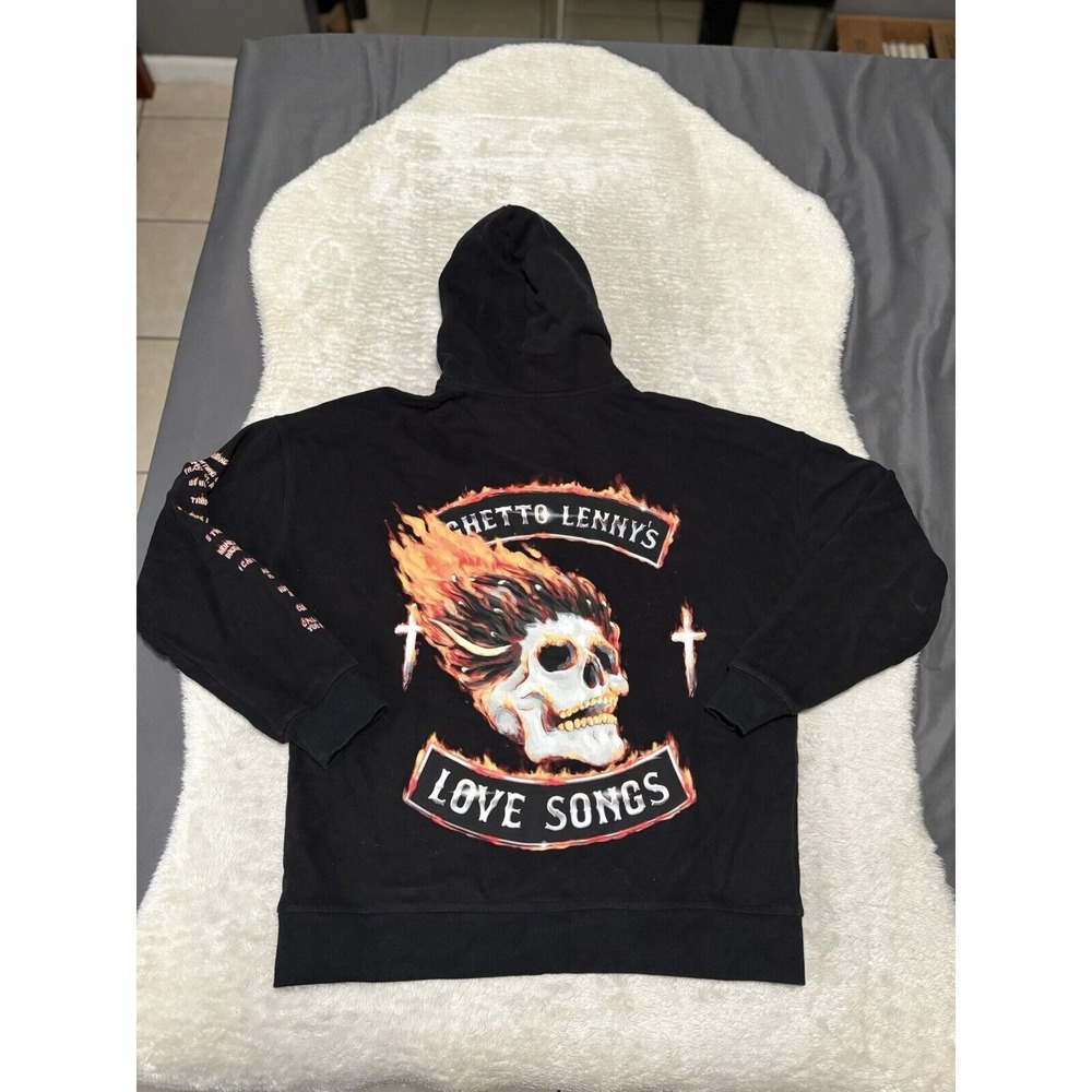 SAINt JHN NOT A CULT Ghetto Lenny's‎ Love Large Hoodie  Streetwear - Picture 2 of 7